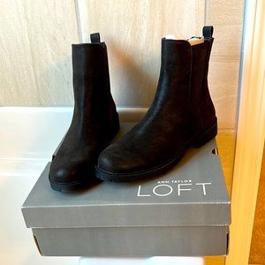Loft Black Chelsea Boot 7 1/2 - NEW